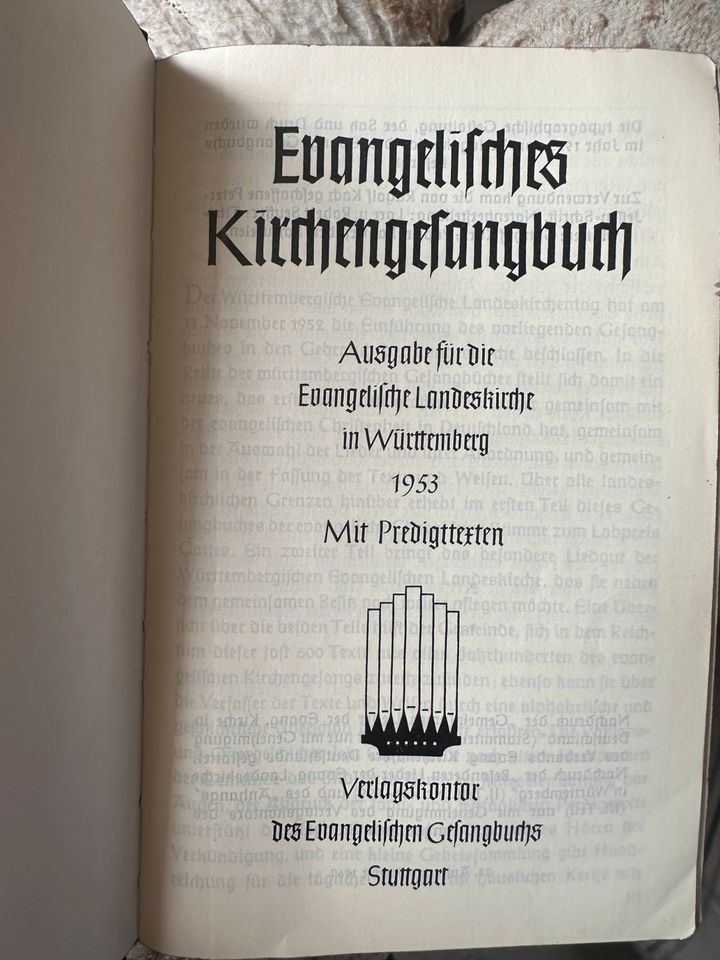 Bibeln und Gesangsbücher 1912 in Ostfildern