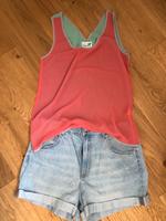Jeansshort H&M und Top mit Koralle Sunichi Kr. München - Ottobrunn Vorschau
