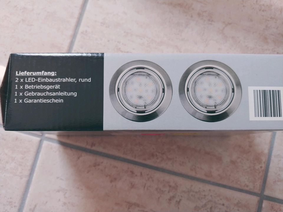 2x 2 LED Einbaustrahler, neu in OVP in Rostock