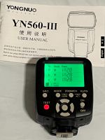 Yongnuo Controller YN560-TX für Blitzgeräte YN560-III für Nikon Nordrhein-Westfalen - Mülheim (Ruhr) Vorschau