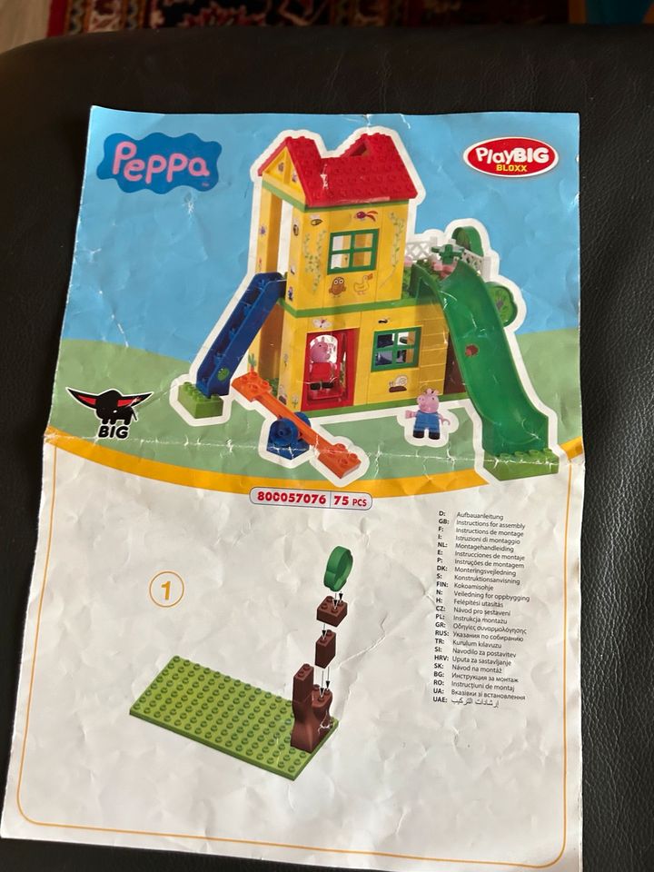 Peppa Pig Lego Duplo Playhouse, zwei verschiedene in Wackernheim