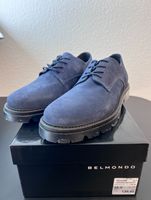 Belmondo Schnürschuh, Dunkelblau Gr. 45 Veloursleder Bonn - Kessenich Vorschau