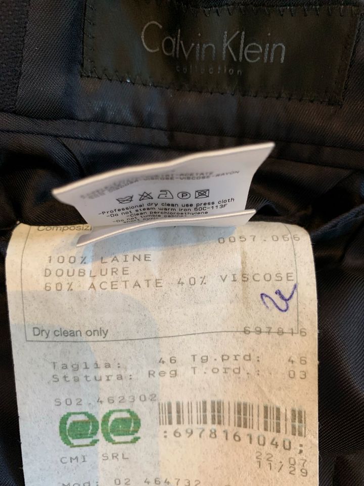 Sakko von Calvin Klein 46/36 wie neu in Koblenz