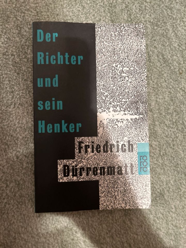 Der Richter und sein Henker Friedrich dürrenmatt rororo Buch in Augsburg