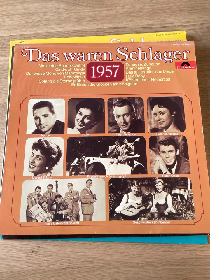 Schallplatten das waren Schlager 1951 - 1976 LP Sammlung in Pfofeld
