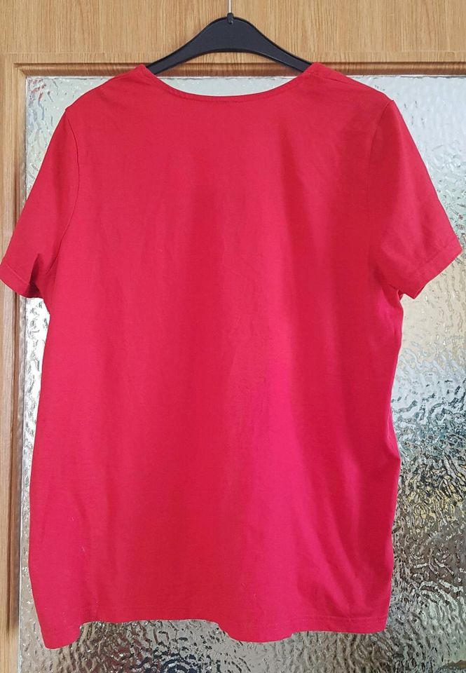 Shirt, Sheego, Größe 44/46, rot, Baumwolle, sehr guter Zustand in Thüringen  - Ilmenau | eBay Kleinanzeigen ist jetzt Kleinanzeigen