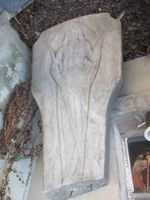 Gedenkstein Grabstein Jesus mit Kreuz antik alt Garten-Deko weiß Saarland - Saarlouis Vorschau