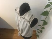 Bindebluse Bluse zum Binden ärmellos beige Gr. M Stuttgart - Zuffenhausen Vorschau