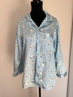 Ten Club Tifornia blaue Pyjama Damen Satin Shirt Hemd Oberteil XS Niedersachsen - Scheeßel Vorschau