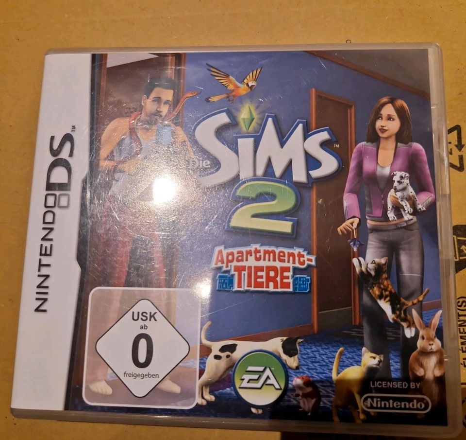 Nintendo DS - Spiel Die Sims 2 Tiere in Steinfeld