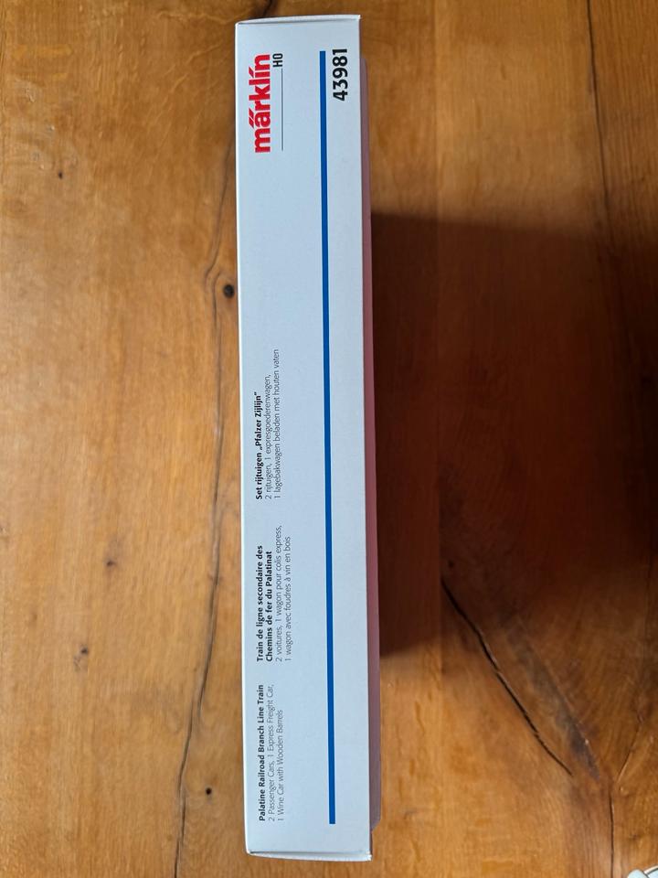 ‼️ Märklin H0 43981 - Nebenbahnzug der Pfalz-Bahn aus 1998 Neu in Eigeltingen