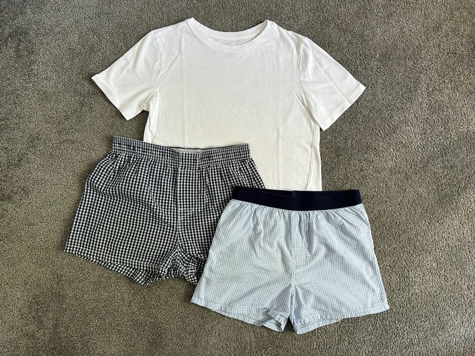 134 / 140 Sommer Pyjama * 2 Shorts + T-Shirt H&M TCM Schlafanzug in Berlin