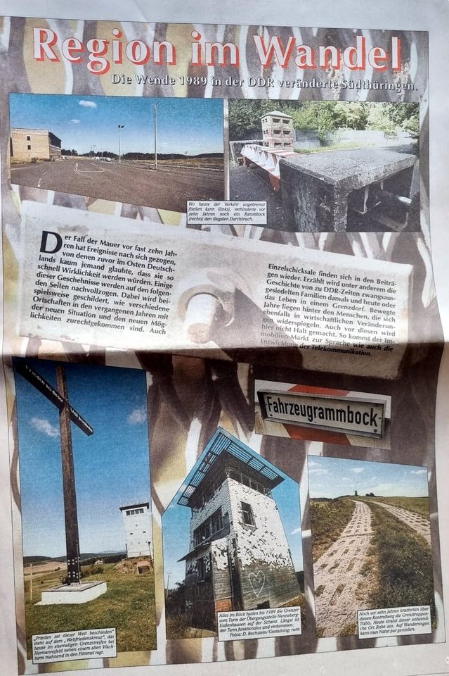 Wendezeit DDR Thüringen Franken Zeitungen in Schliersee