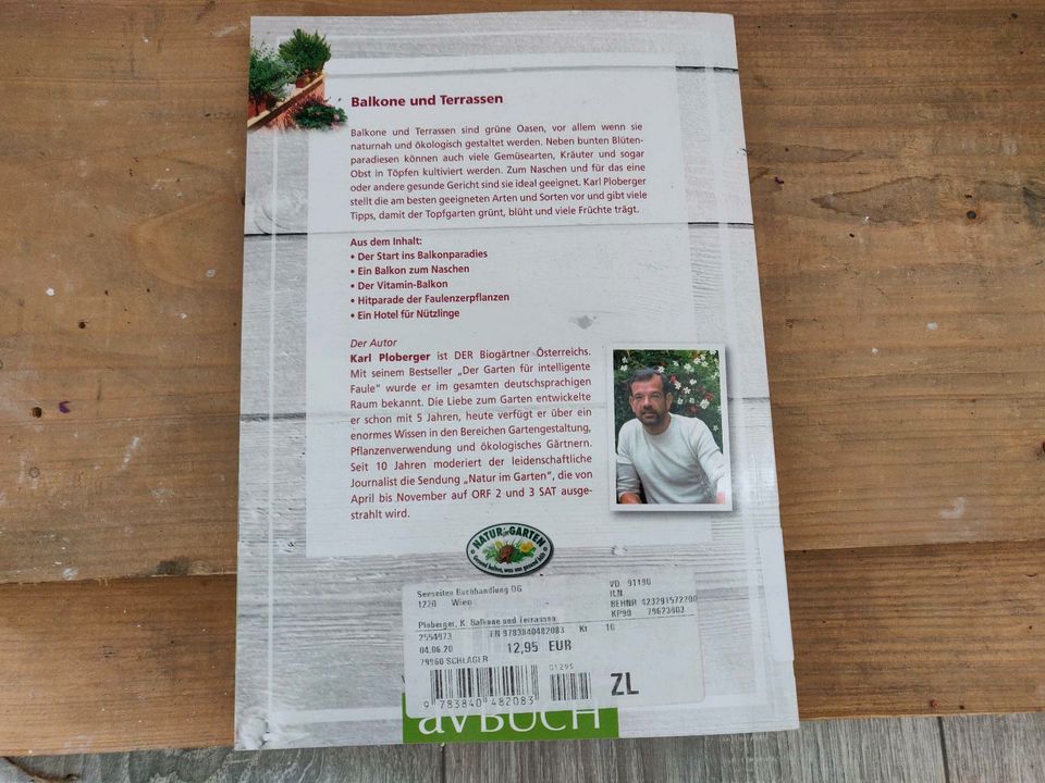 Gartenbuch Balkone und Terrassen Karl Ploberger in Heilbronn