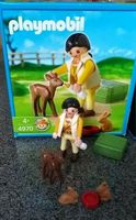 Playmobil 4970 Bauernhof Bäuerin / Frau mit Rehkitz Kaninchen Nordrhein-Westfalen - Nottuln Vorschau