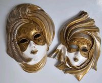 Vintage venezianische Maske Keramik handbemalt Niedersachsen - Gifhorn Vorschau