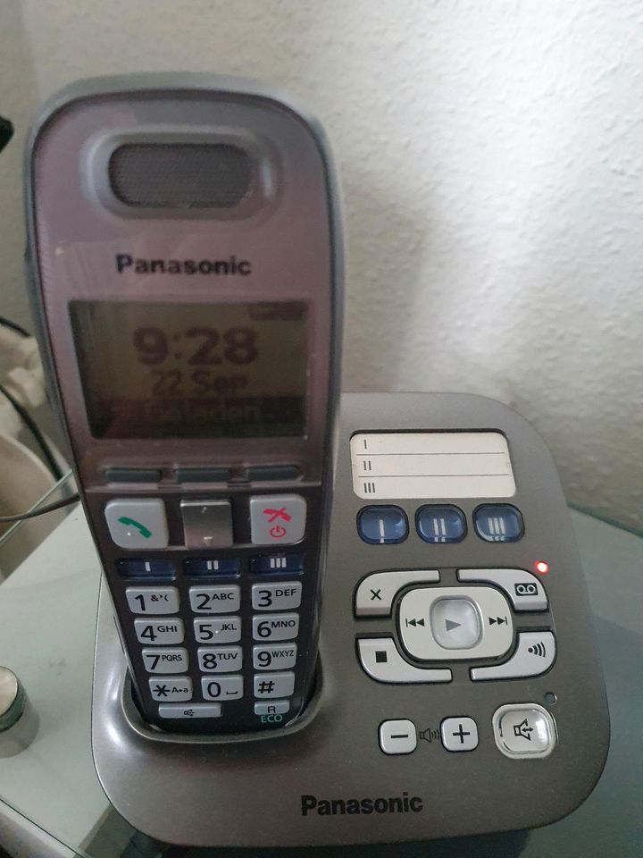 ‼️Panasonic Festnetz Telefon Schnurlos mit Anrufbeantworter in Kiel