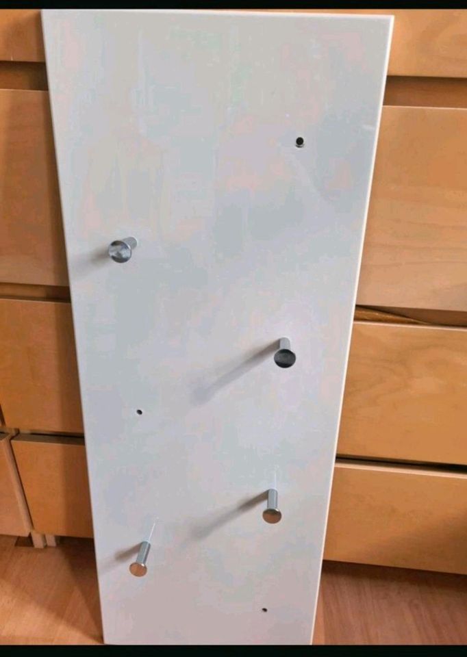 Wandboard Garderobe, weiß, B 30cmx L 80cm,T 1,5cm in Dresden