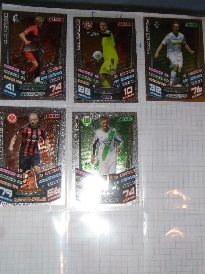 Match Attax Trading Card Game Saison 2013/2014 in Bremen