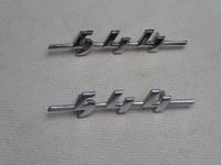 VOLVO PV 544, originalembleme f. motorhaube, "-544-" SET 2 st. Niedersachsen - Meinersen Vorschau