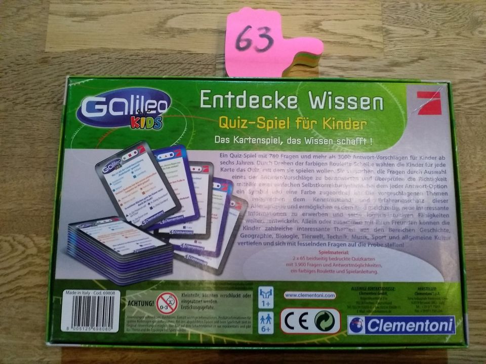 Galileo Kids Quizspiel "Entdecke Wissen" in Kakau