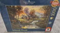 neuThomas Kinkade Puzzle,1000 Teile Puzzel,Puzel Holzhaus am Bach Herzogtum Lauenburg - Sandesneben Vorschau