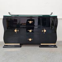 Kom006 Kommode Art Deco Sideboard Schwarz Hochglanz Antik um 1920 Wuppertal - Vohwinkel Vorschau