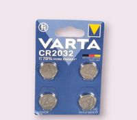 Varta CR 2032 Knopfzellen Batterien 4er Pack Niedersachsen - Dornum Vorschau