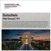 Porsche Erlebnis Gutschein: Pilot Onroad 911 Hannover - Döhren-Wülfel Vorschau