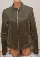 Kunstleder Materialmix Jacke Laura Torelli oliv kaki Gr. 40 Bayern - Schongau Vorschau