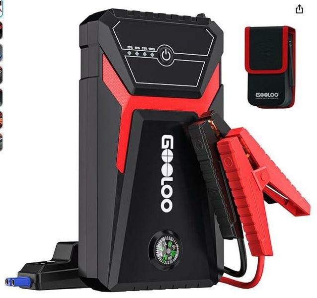 Auto Jump Starter 1200A 12V Power Pack Starthilfe GooLoo 18000mAh in  Nordrhein-Westfalen - Herten, Werkzeug Anzeigen