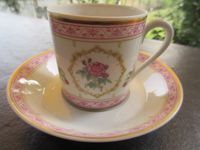 Haviland Espressotasse Rosa Mundi Limoges France Hessen - Mörfelden-Walldorf Vorschau