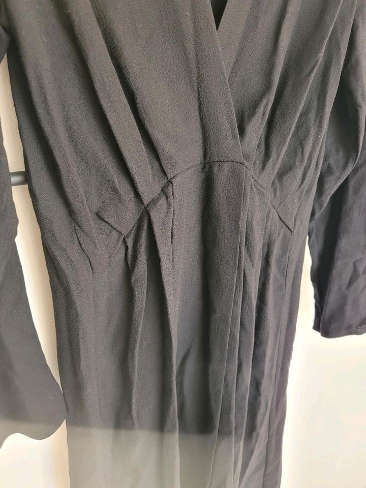 Massimo Dutti Kleid, neu, schwarz Gr. XS 34 edel, langarm in Hamburg