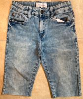 Jeans Shorts C&A 140 slim blau Verstellbund 88% Baumwolle knielan Bayern - Kranzberg Vorschau