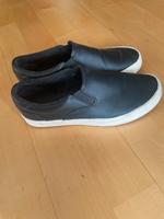 Slip on Sneaker, schwarz, Lederoptik Bayern - Vöhringen Vorschau