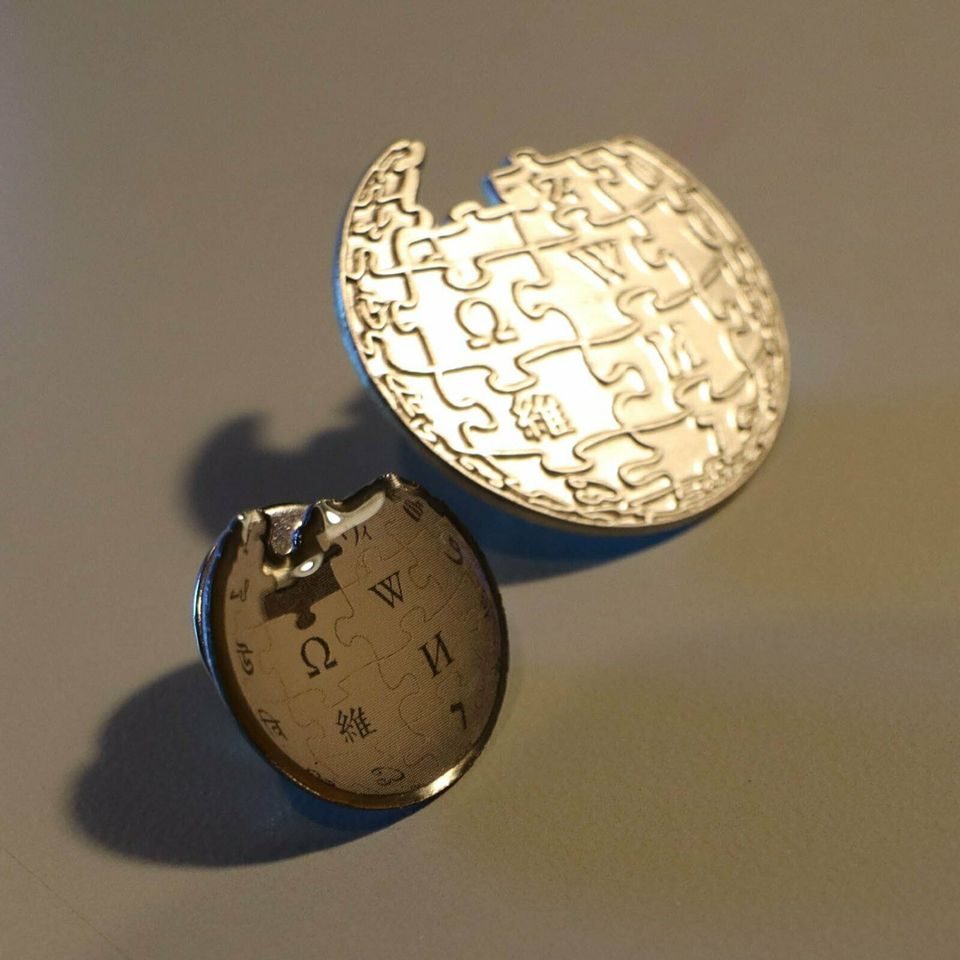 2 Wikipedia-Pins in Eberswalde