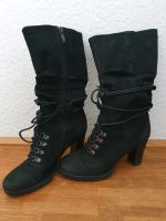 Lederstiefel, High Heel Stiefel, Winterstiefel gefüttert, Gr.39 Bayern - Neu Ulm Vorschau