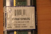 Kingston 2GB Speicher KVR667D2N5/2G, DDR2 667 (PC2-5300) Bielefeld - Bielefeld (Innenstadt) Vorschau