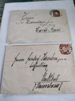 2 Briefkuverte von Kitzingen nach Marktbreit, 1907/08 Bayern - Gefrees Vorschau