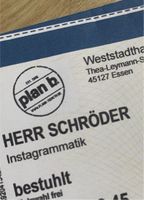 Herr Schröder Instagrammatik Tickets tauschen Essen gegen Borken Nordrhein-Westfalen - Gelsenkirchen Vorschau