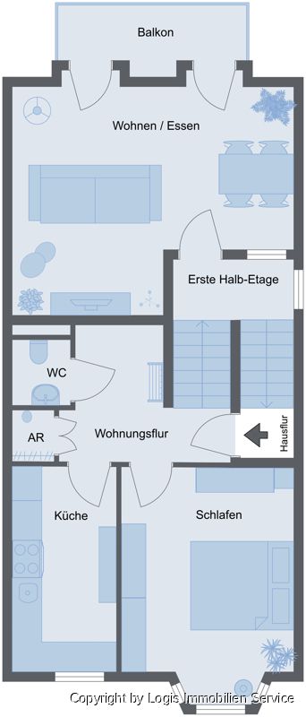 Investieren Sie in Lebensqualität: Maisonette mit Split-Level-Raffinesse als lukrative Kapitalanlage in Bonn