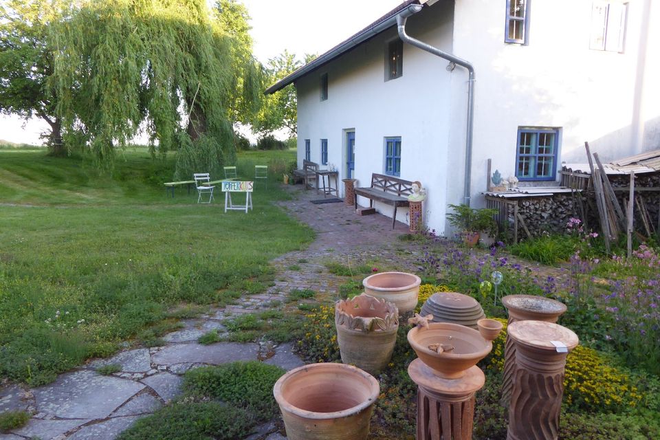 Töpferkurs, wir gestalten einen Kopf in Steinach b. Straubing