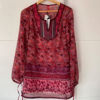 EDC by Esprit rote Bluse Damen Shirt Blusenshirt Tunika Boho XS Gyhum - Hesedorf  Vorschau