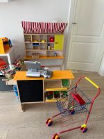 Kaufladen mit Kasse und viel Zubehör, Holzspielzeug, Papierspielz Nordrhein-Westfalen - Kall Vorschau