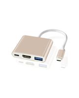 USB 3.1 Typ C to HDMI USB 3.0 4K Rosé USB-C 3in1 Adapter Hessen - Mörfelden-Walldorf Vorschau