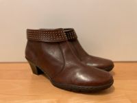 NEUE gefütterte braune Leder-Stiefeletten von RIEKER, Gr.42 München - Moosach Vorschau