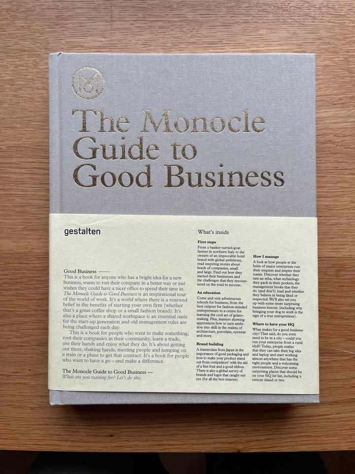 The Monocle Guide to Good Business Book in Frickingen