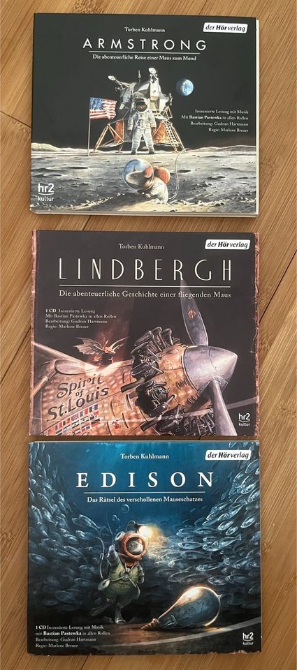 CD-Sammlung: Die großen Mäuseabenteuer, Armstrong, Edison, Lindbe in Köln