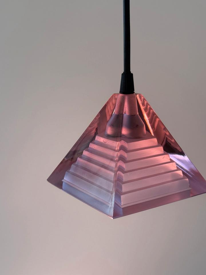 Mazzega Lampen Pendelleuchten Paar Murano Pyramid Piva Italy in Berlin