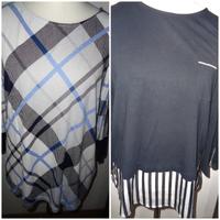 Gerry Weber 44 blau weiß Stretch Shirt + Brax Bluse Tunika Bayern - Mühlhausen i.d. Oberpfalz Vorschau